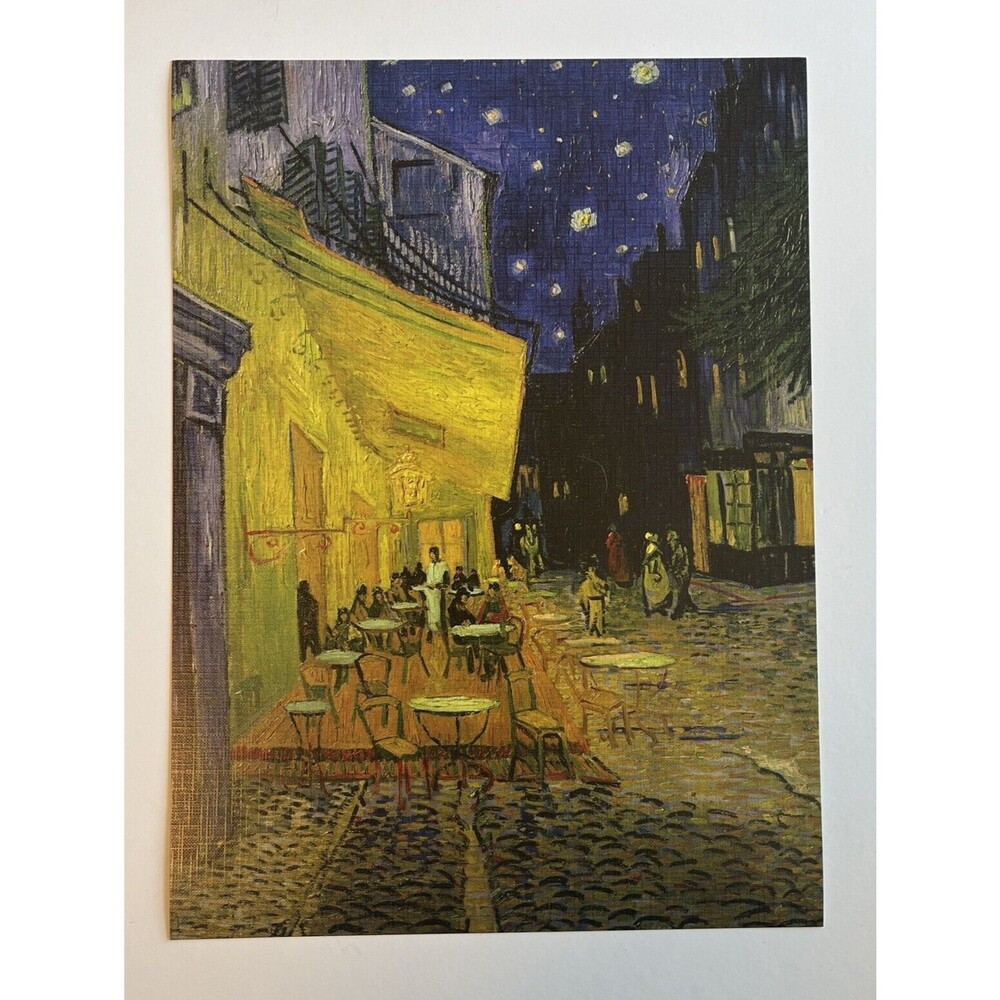 Masterpiece Litho Art Print 13×10 Cafe Terrace On The Place Du Forum Van Gogh